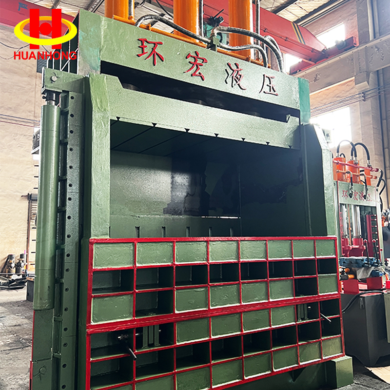 Vertical Waste Paper Cardboard Plastic Pet Bottle Baler