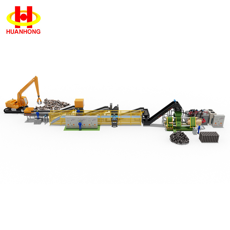 Scrap Metal Shredder Briquetting Machine