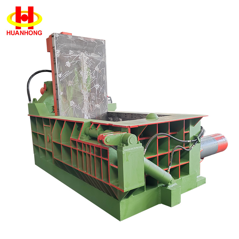 160 Ton Horizontal Hydraulic Waste Metal Aluminum Copper Pressing Baler