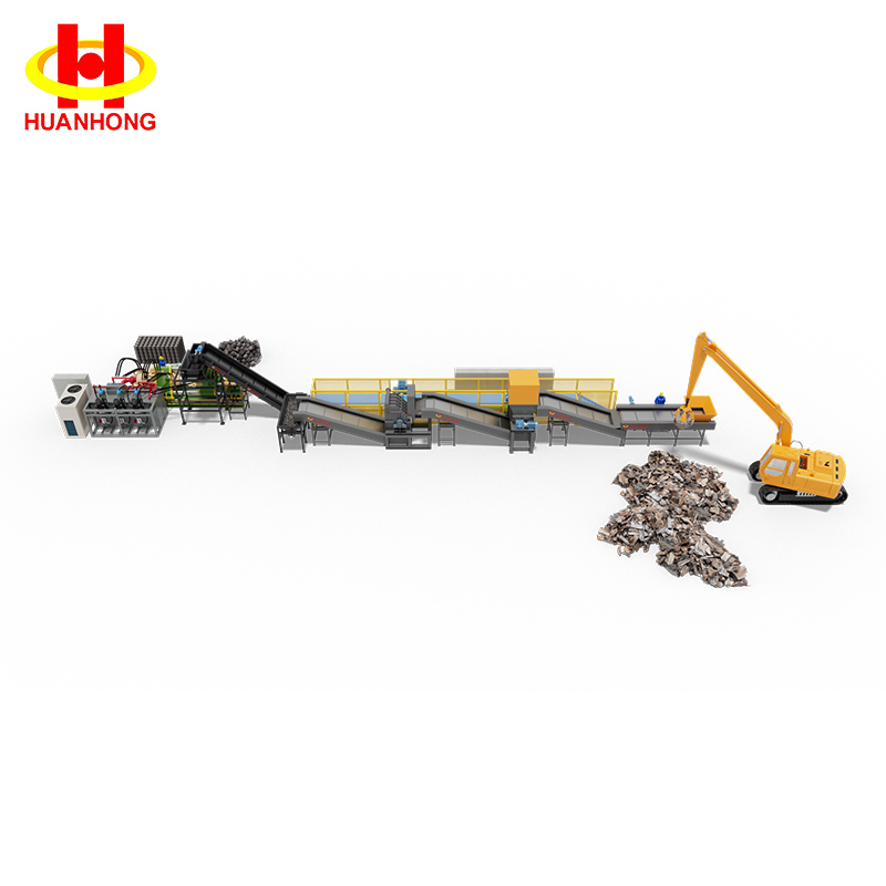 Scrap Metal Shredder Briquetting Machine