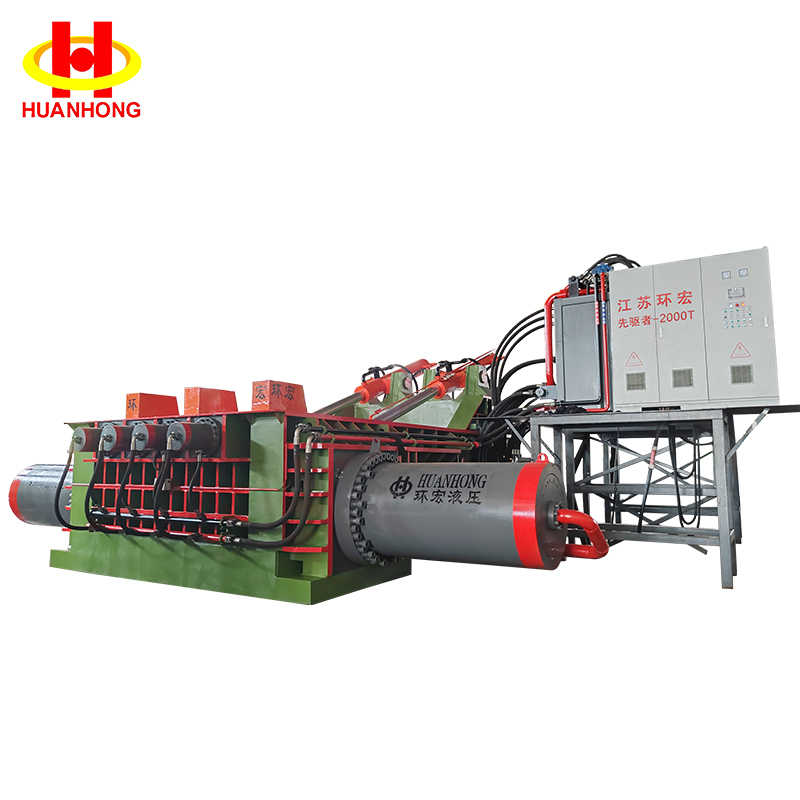 2000 Ton High Pressure Industrial Hydraulic Titanium Alloy Scrap Metal Baler