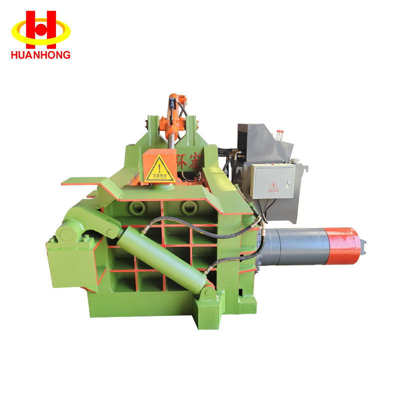 Y81-125 Automatic Hydraulic Drive PLC Control Metal Scrap Baler Machine