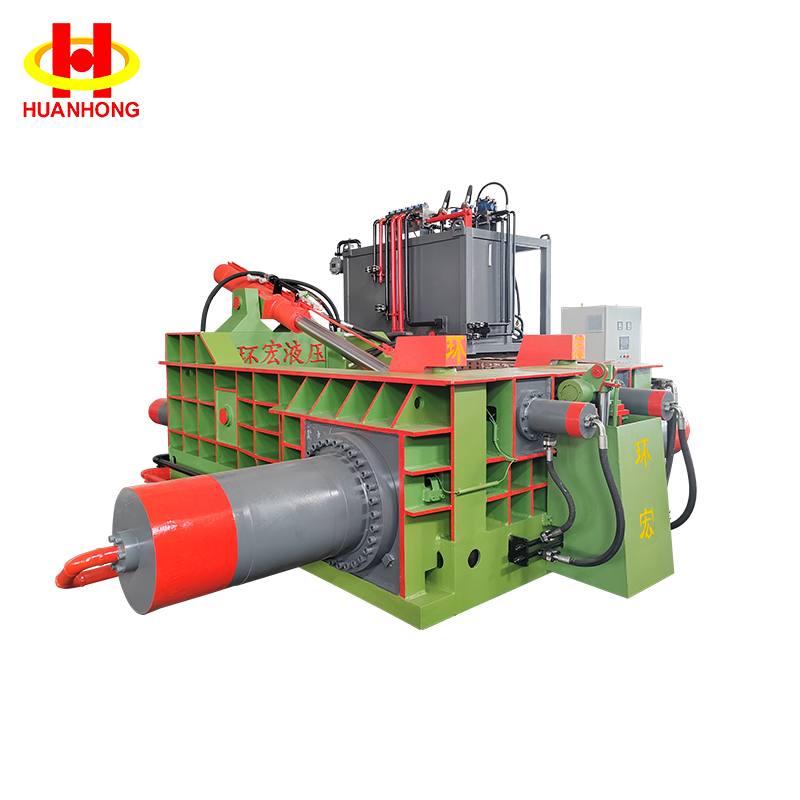 Full Steel Strong Metal Aluminum Scrap Hydraulic Baler