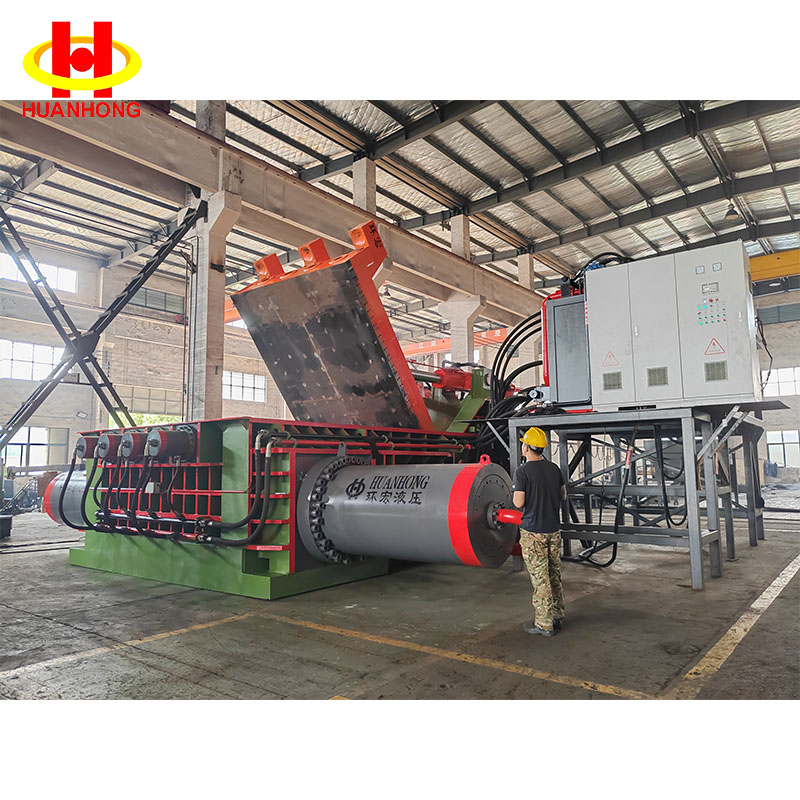 2000 Ton High Pressure Industrial Hydraulic Titanium Alloy Scrap Metal Baler