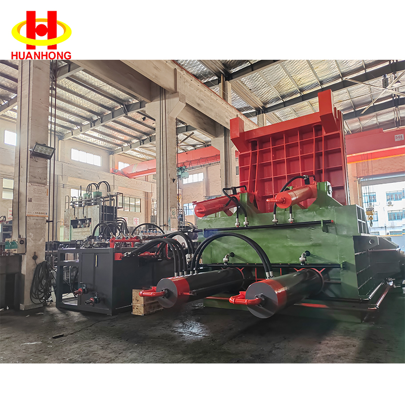 630 Ton Hydraulic Drive Waste Steel Baling Machine