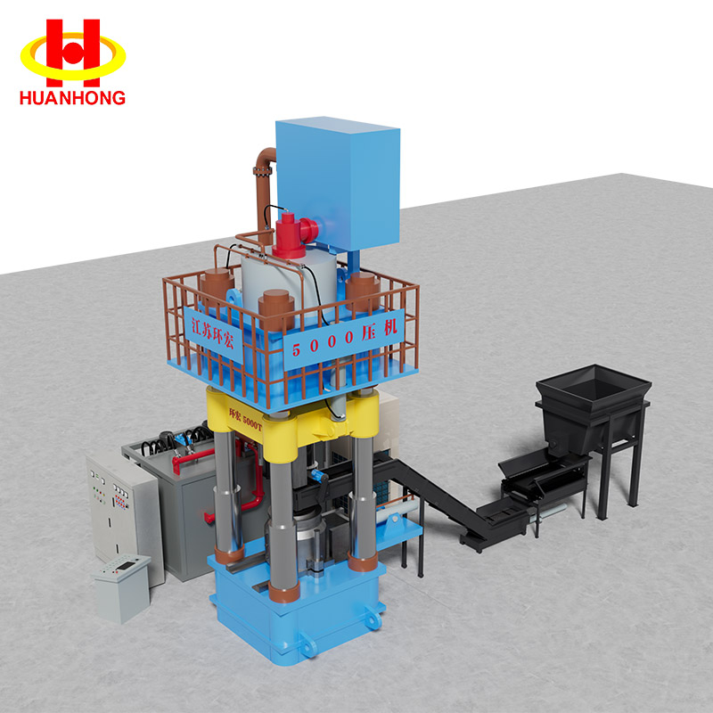 5000 Ton Large Scrap Metal Chip Briquette Vertical Press