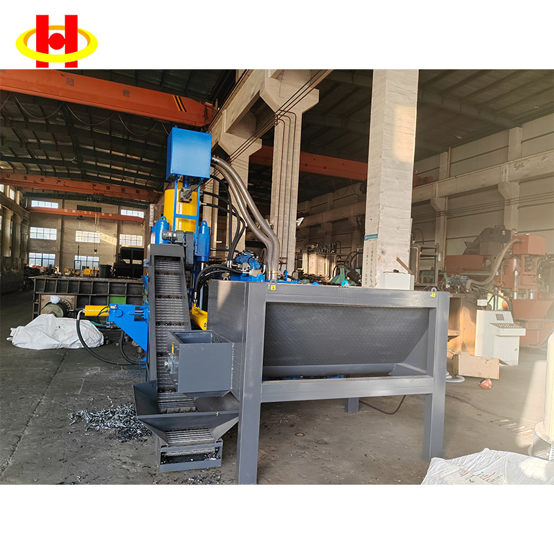 Vertical Hydraulic Metal Shavings Aluminum Chips Briquette Machine