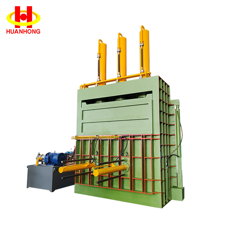 Hydraulic Drive Big Material Box Vertical Waste Paper Plastic Scrap Metal Baler