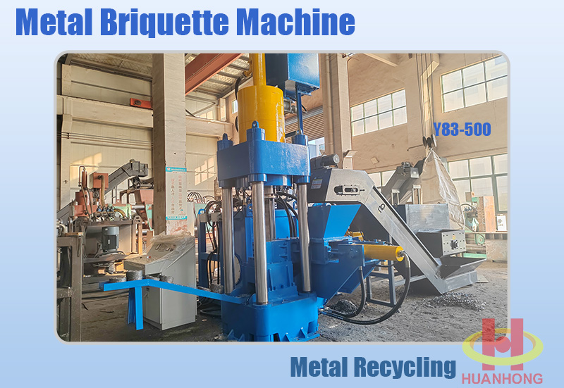 metal chip briquette machine