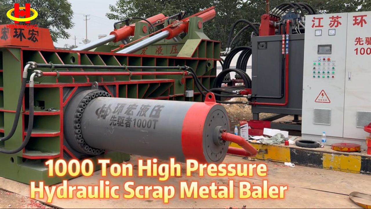 1000 Ton High Pressure Metal Baler
