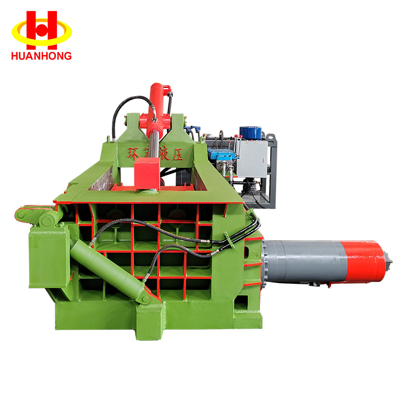 Hydraulic Automatic Pushing Waste Metal Scrap Steel Aluminium Baler