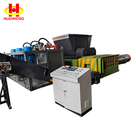 High Density Scrap Copper Chips Compression Hydraulic Metal Baler