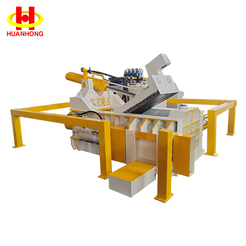 125 Ton Automatic Pushing-out Scrap Metal Aluminum Baling machine