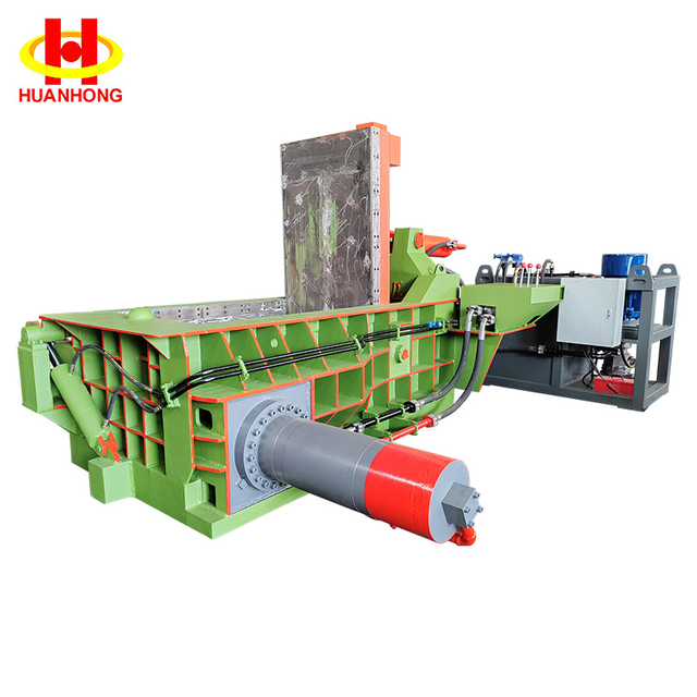 160 Ton Horizontal Hydraulic Waste Metal Aluminum Copper Pressing Baler