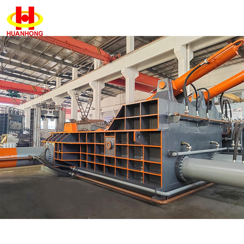 630 Tons Hydraulic Scrap Non-ferrous Metal Baling Baler Machine