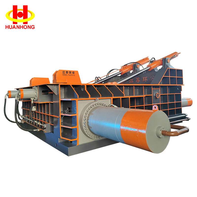 630 Tons Hydraulic Scrap Non-ferrous Metal Baling Baler Machine