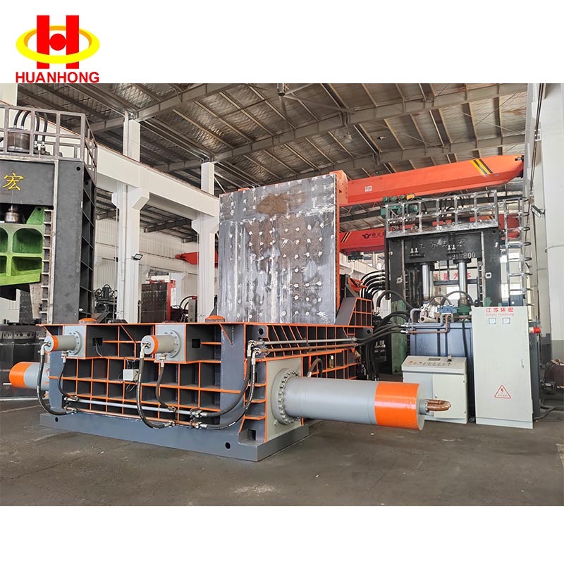315 Tons Hydraulic Iron Scrap Metal Baler Recycling Machine