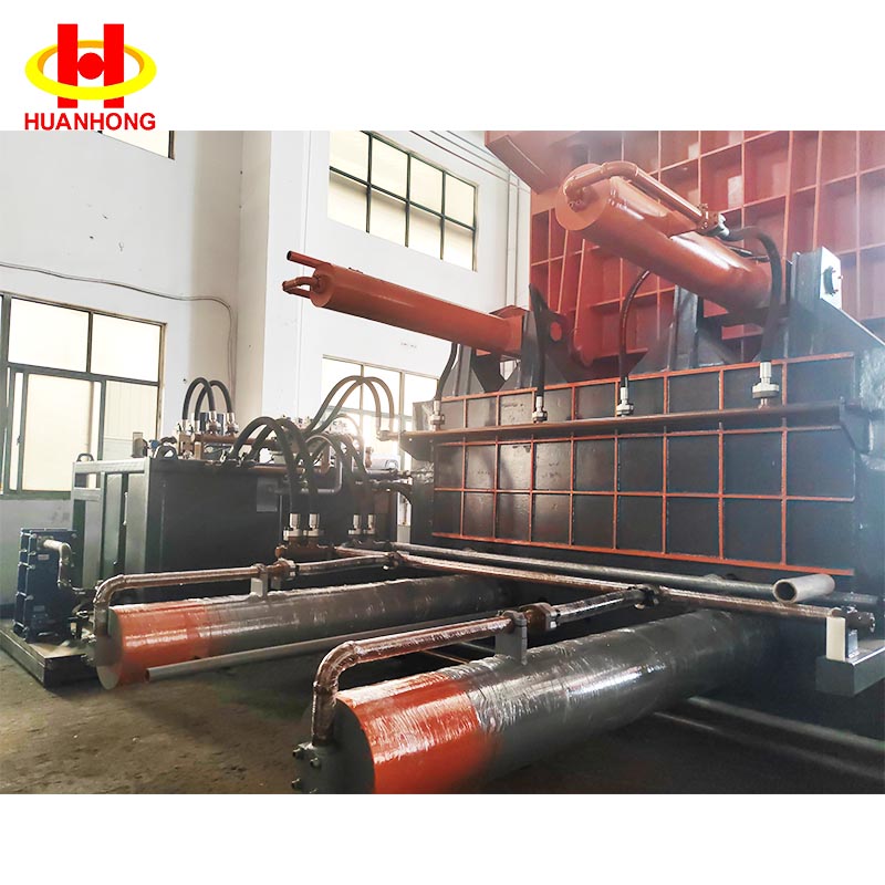 315 Tons Hydraulic Iron Scrap Metal Baler Recycling Machine