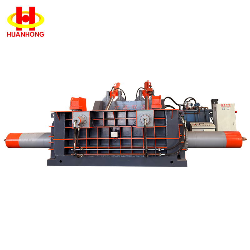 Horizontal Dual-Main-Cylinder Hydraulic Iron Chip Briquetting and Baling Machine