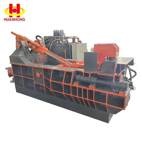 160 Ton Small Automatic Side Turning-out Scrap Metal Recycling Hydraulic Baler