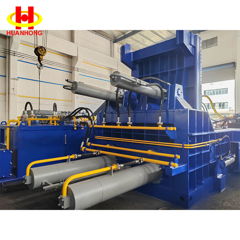 315 Tons Side-pushing Compact Hydraulic Scrap Metal Baler
