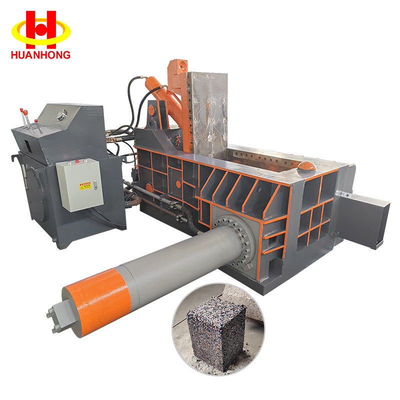 125 Tons Customized Small Side-pushing Hydraulic Scrap Metal Baler